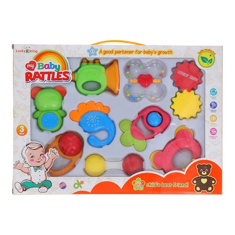 Baby Rattles Set Box pack 9 pcs