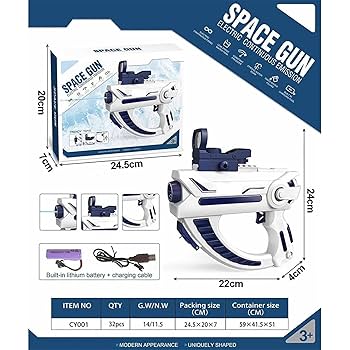 Space Electric Water Gun 140cc 22 ft Range.