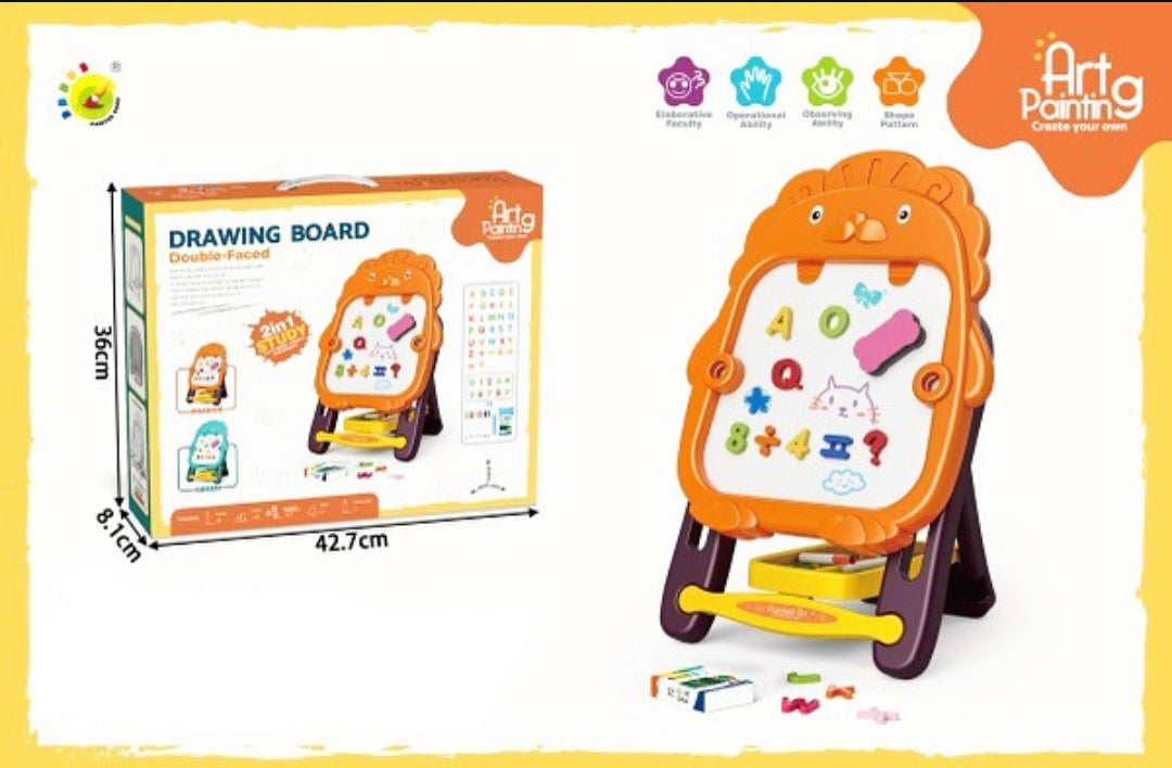 Drawing Board Double sided Black/White for kids