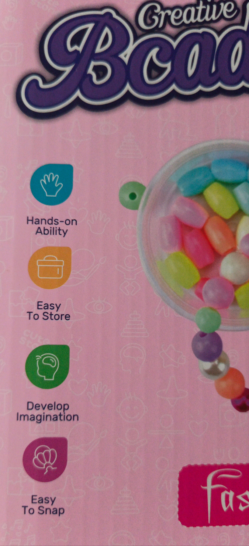 DIY Creative Bead Set for 6+ Girls