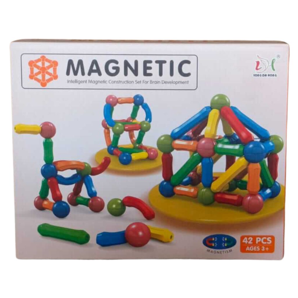 42 piece magnetic construction set