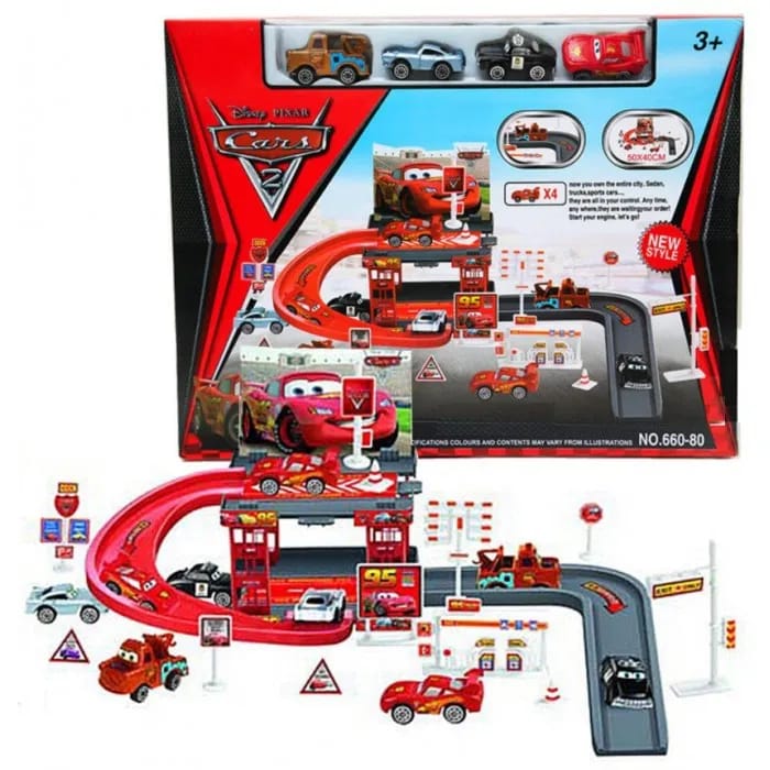 mcqueen car racing track