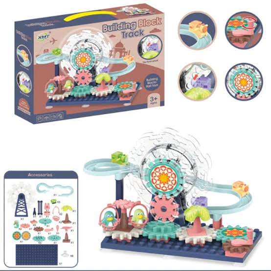 Building Block Track for Kids