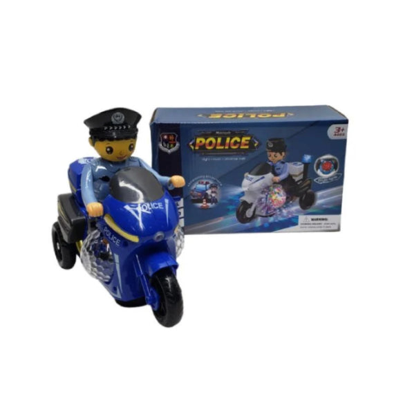 Police Motorbike Toy with Light and Sound