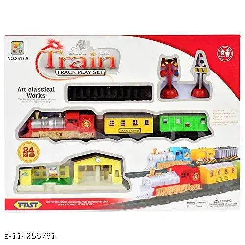 Train Track Play Set With Light and Sound