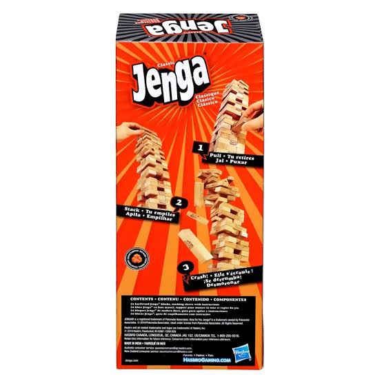 Classic Jenga Hardwood Game