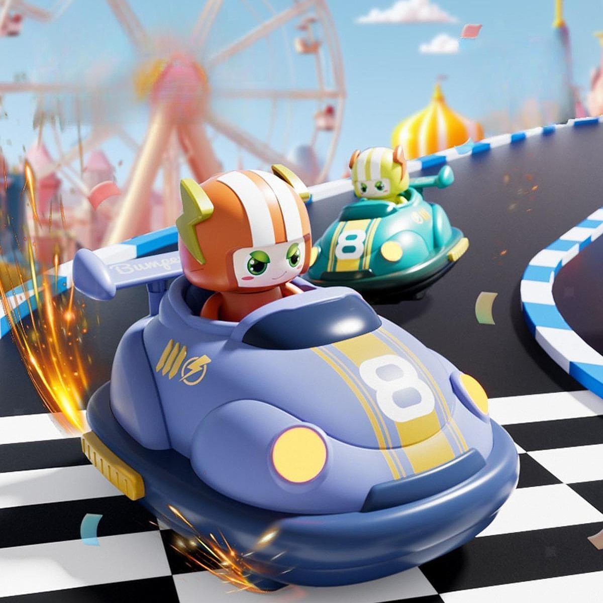 Football Match Bumper Car