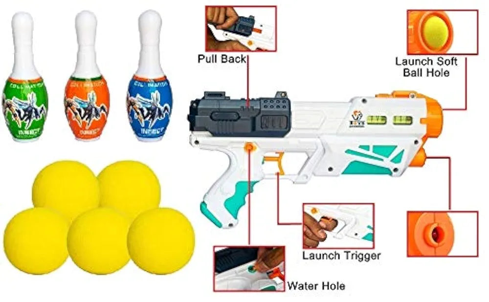 Magic Gun 2 in 1 Water & Softball