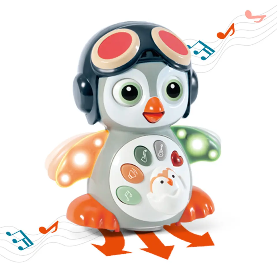 Cute Rocking Penguin Toy with light and music.