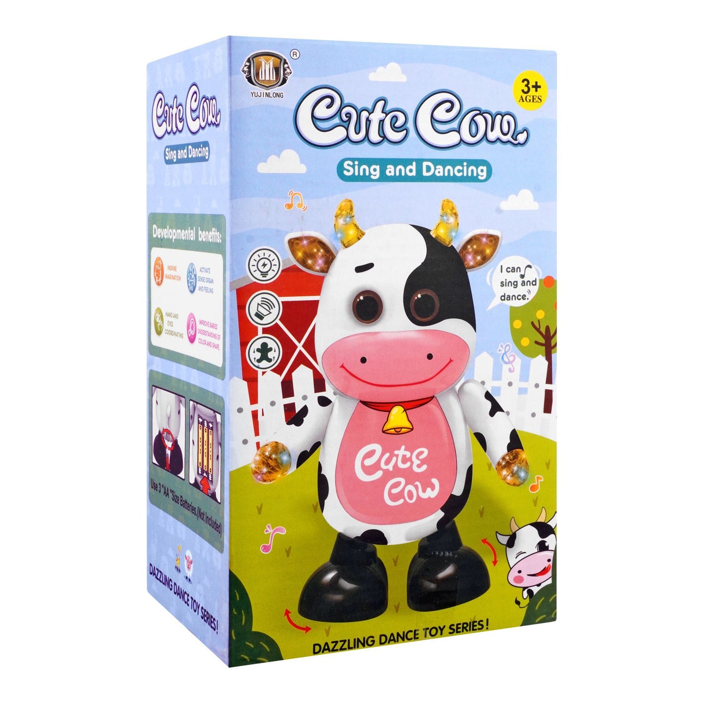 Cute Dancing Cow with Singing and Lighting