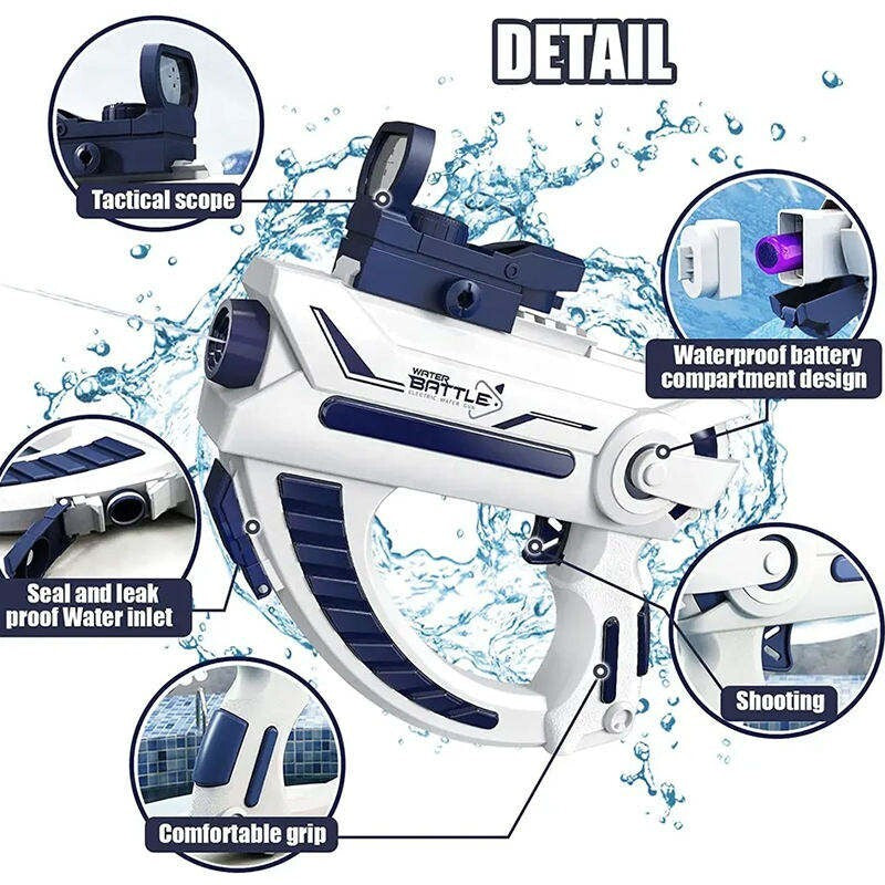Space Electric Water Gun 140cc 22 ft Range.