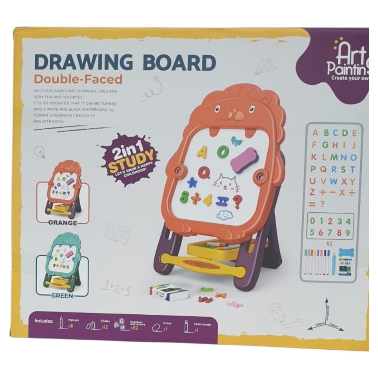 Drawing Board Double sided Black/White for kids