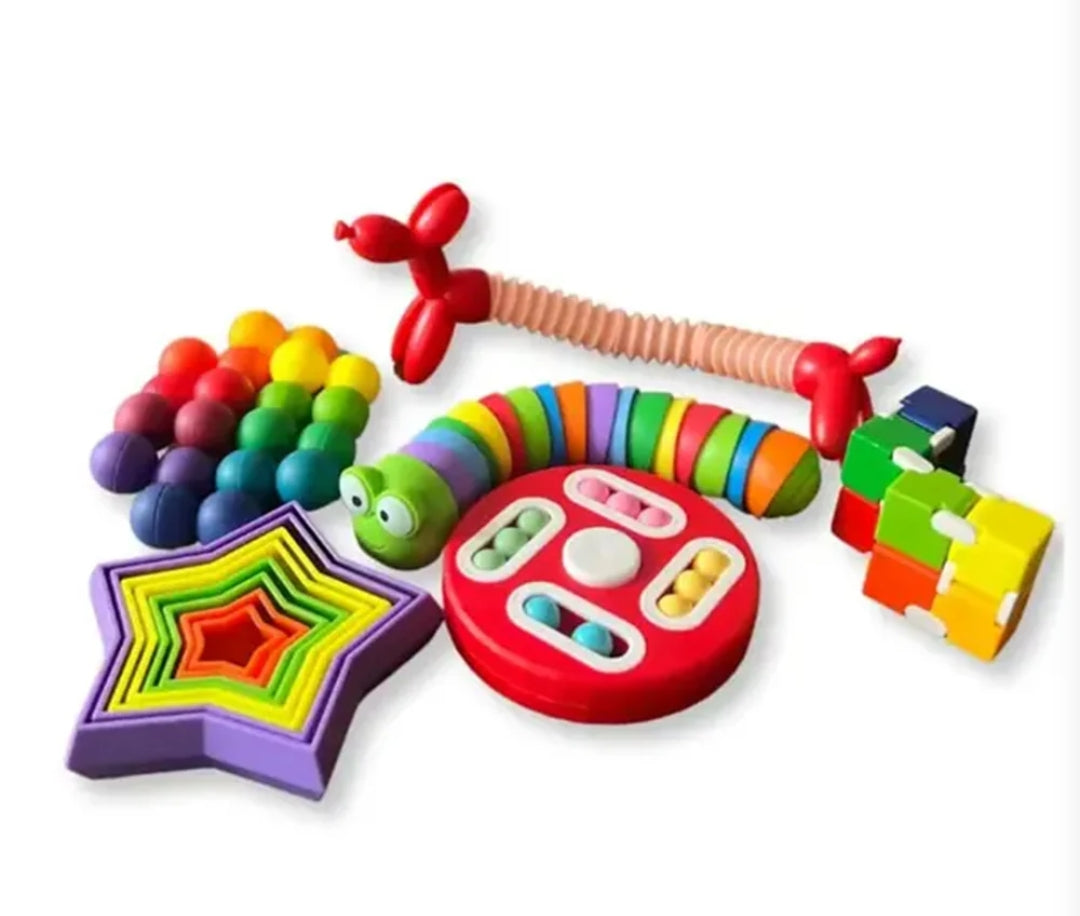 Stress Relief Educational Toy Set 6 pcs box