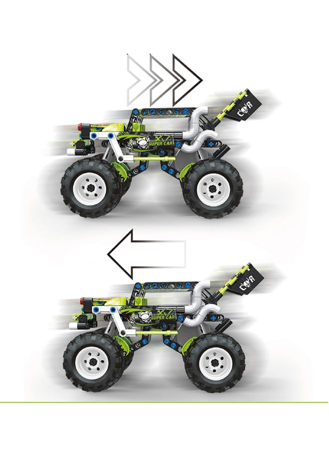 Contest Master Pull Back Racing Car Building Blocks