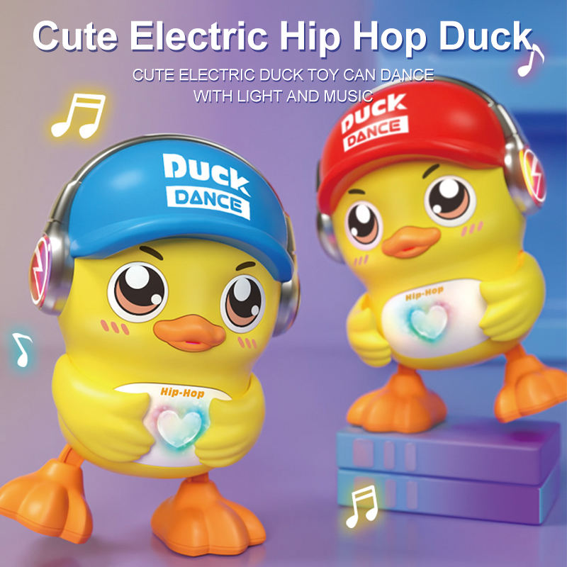 Duck dance electric singing toy