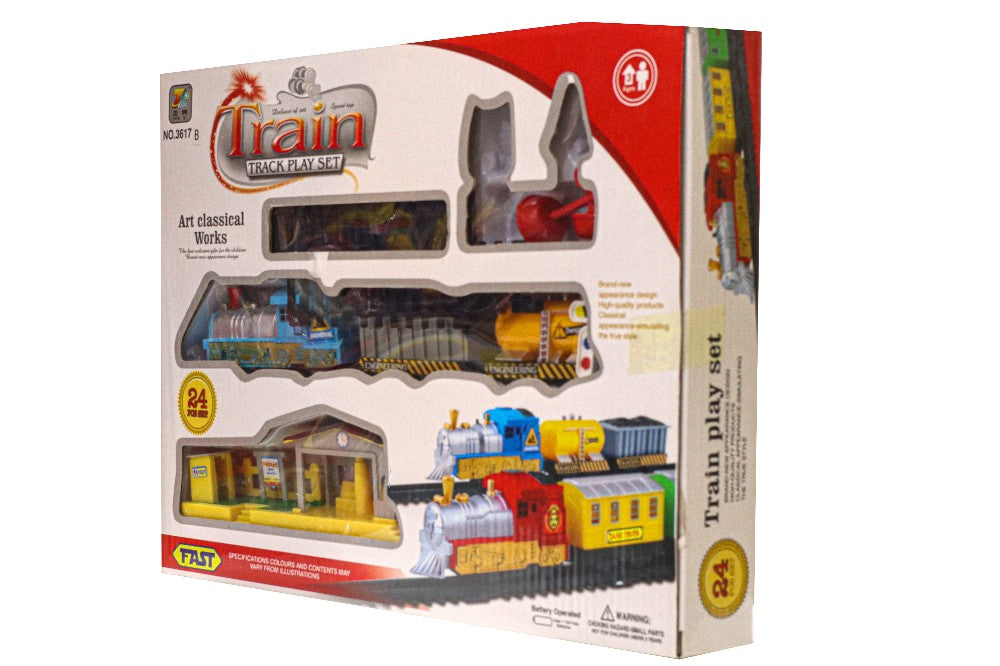 Train Track Play Set With Light and Sound