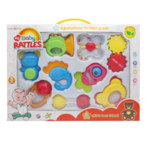 Baby Rattles Set Box pack 9 pcs
