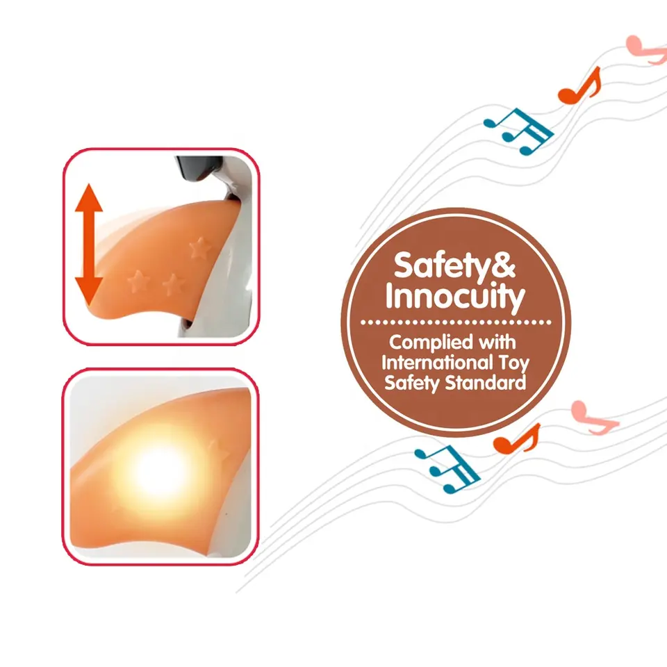 Cute Rocking Penguin Toy with light and music.