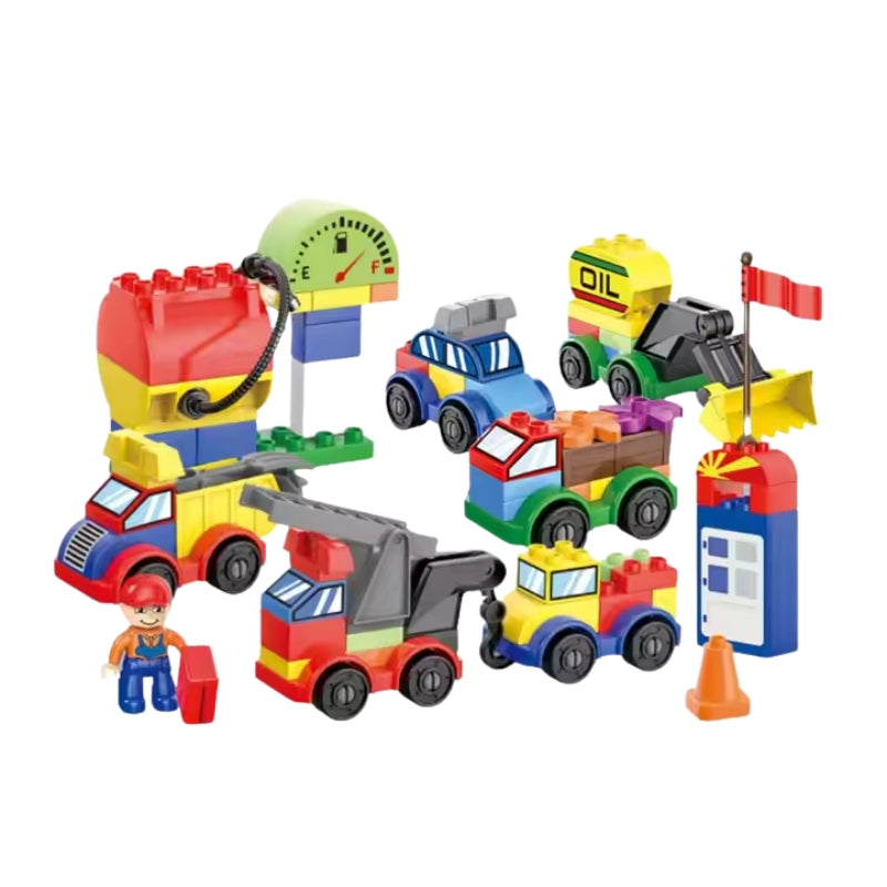 DIY Building Block car Assembly Set for Kids.