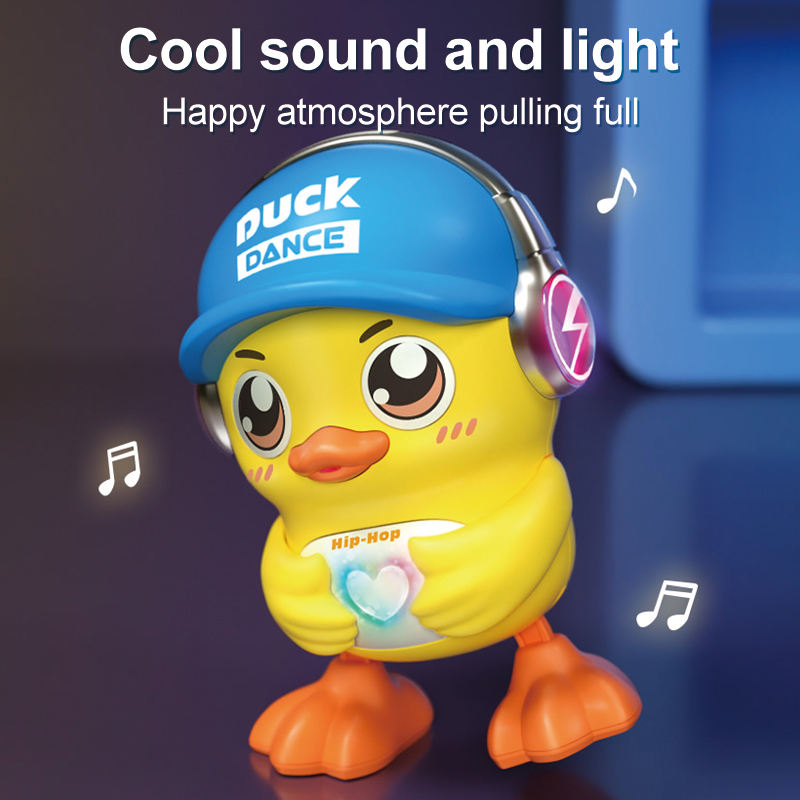 Duck dance electric singing toy