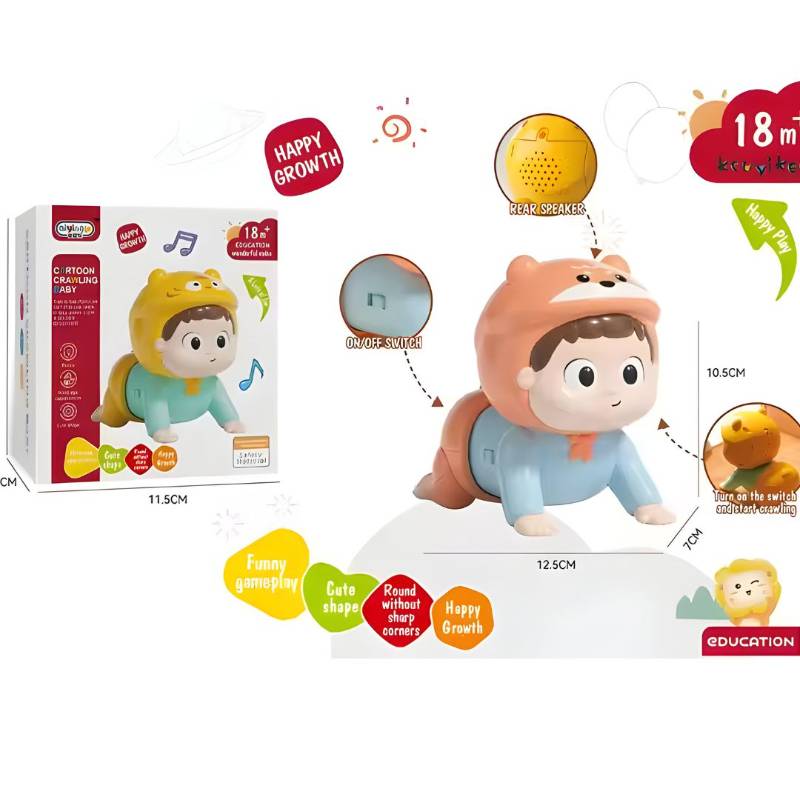 Cute Crawling Baby Toy for Infants
