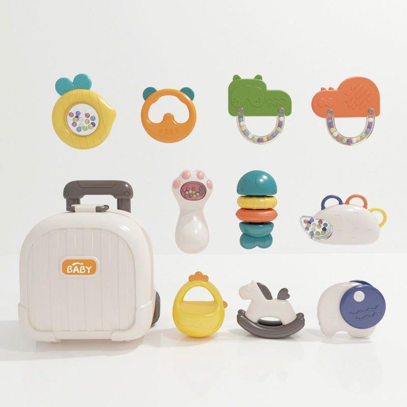 Baby Rattles 10 Pcs Teether Box Set