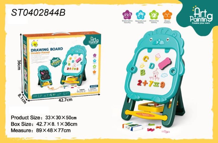 Drawing Board Double sided Black/White for kids