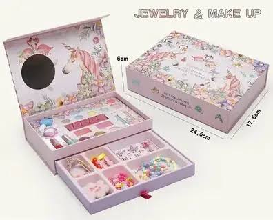 Children Jewelry and Makeup Set 2 in 1