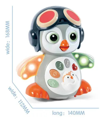Cute Rocking Penguin Toy with light and music.
