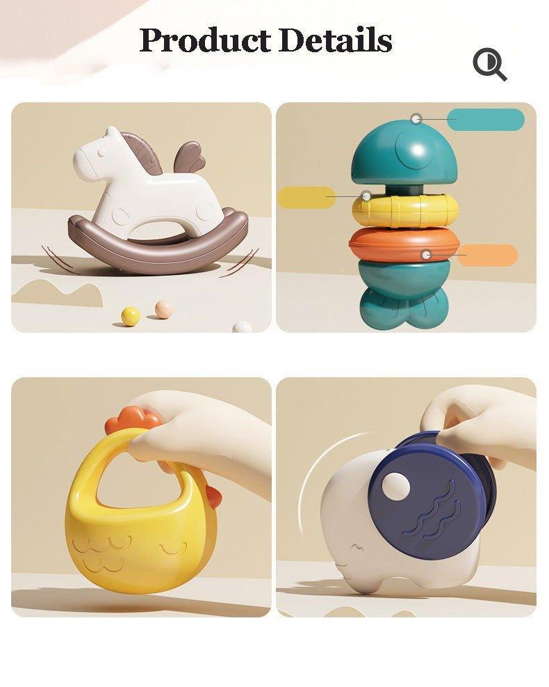 Baby Rattles 10 Pcs Teether Box Set