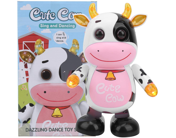 Cute Dancing Cow with Singing and Lighting