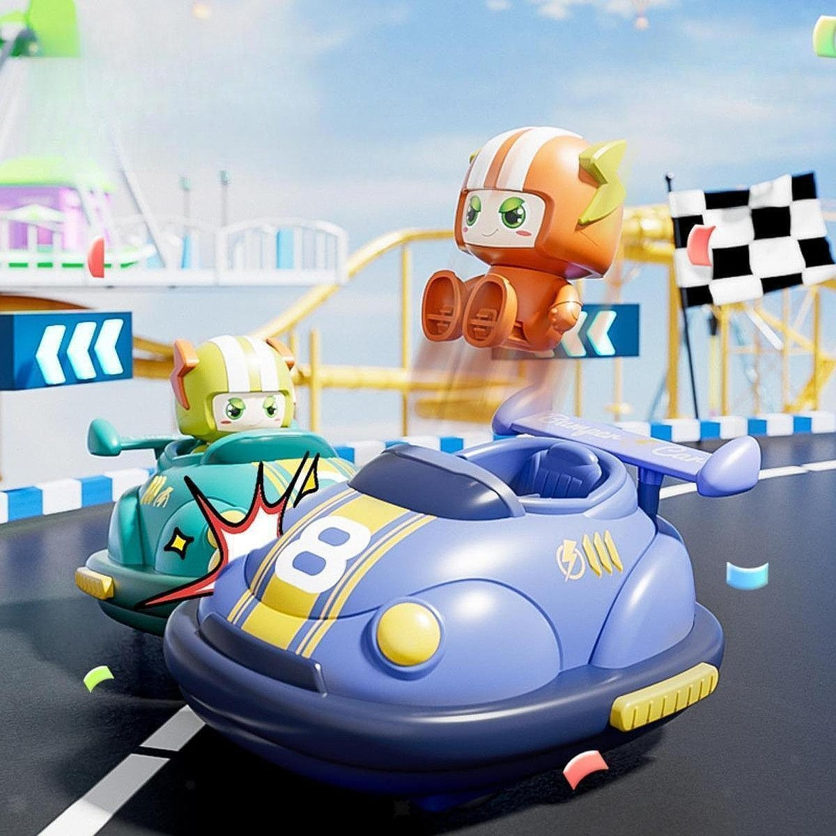 Football Match Bumper Car