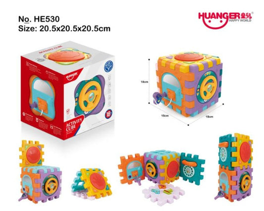 Huanger Musical Activity Cube with Light and Music.