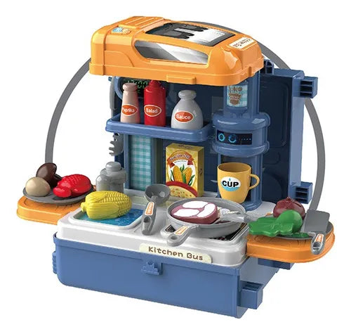 Kitchen Bus Set Card Packing.