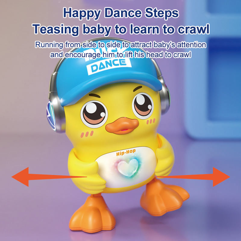 Duck dance electric singing toy