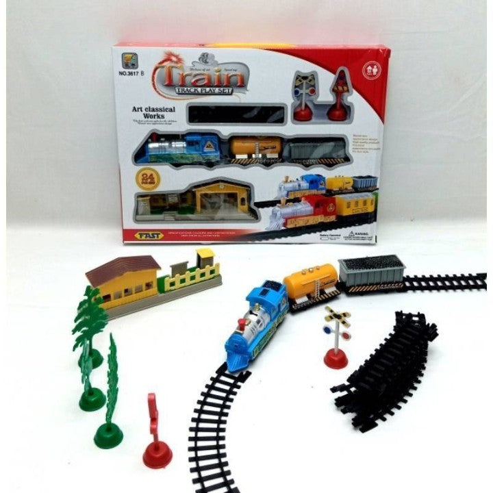Train Track Play Set With Light and Sound
