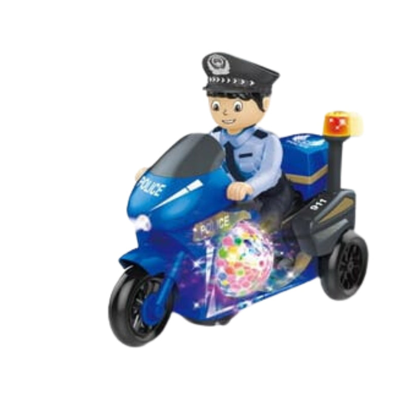 Police Motorbike Toy with Light and Sound