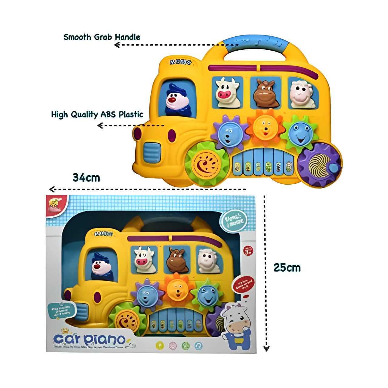 School Bus Musical Piano